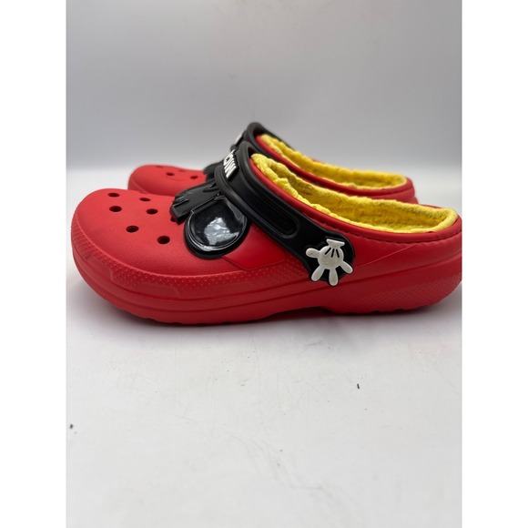 Crocs Lined Disney "Mickey Mouse"  Sz Junior 3 - Picture 6 of 8
